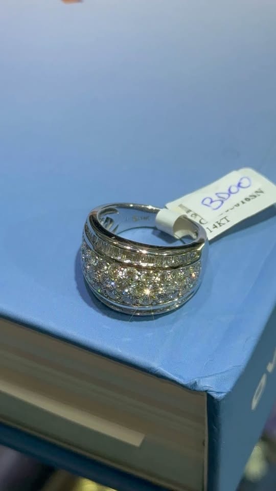 14kt White Gold Diamond Ring - 9g, 2.00ct - photo 3