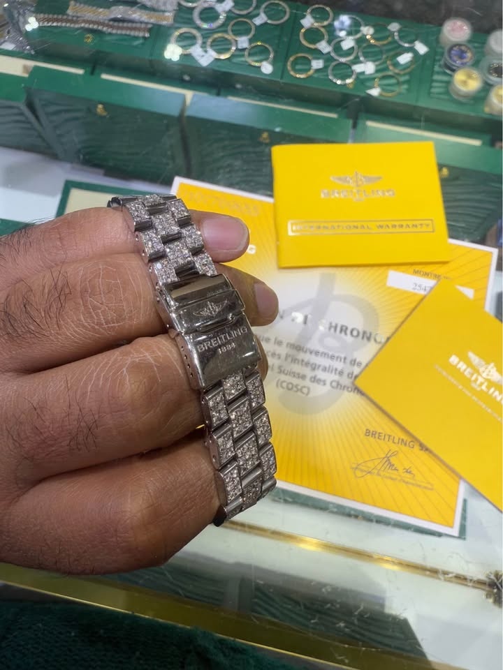 Diamond Breitling Women's Watch 34mm Coltoceane - photo 3