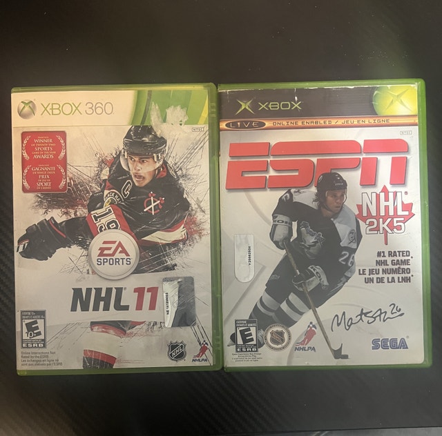 Xbox NHL Games: NHL 11 (360) & ESPN NHL 2K5 (Original Xbox)