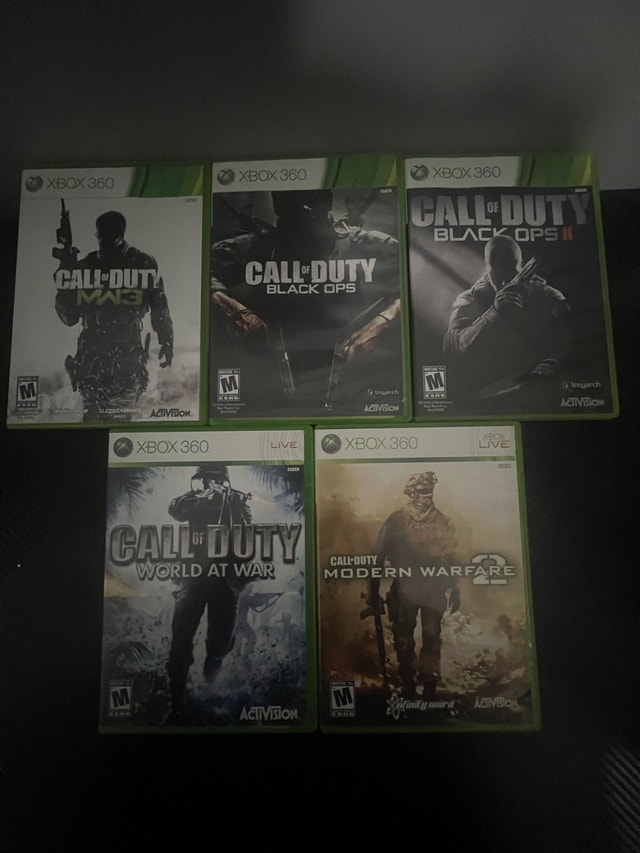 Xbox 360 Call of Duty Games