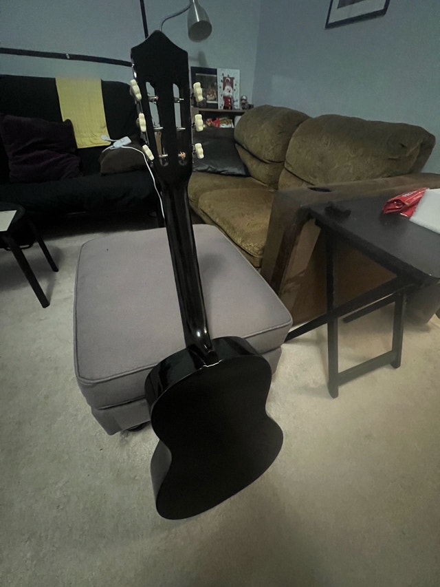 Crescent Guitar - Black Acoustic - photo 5