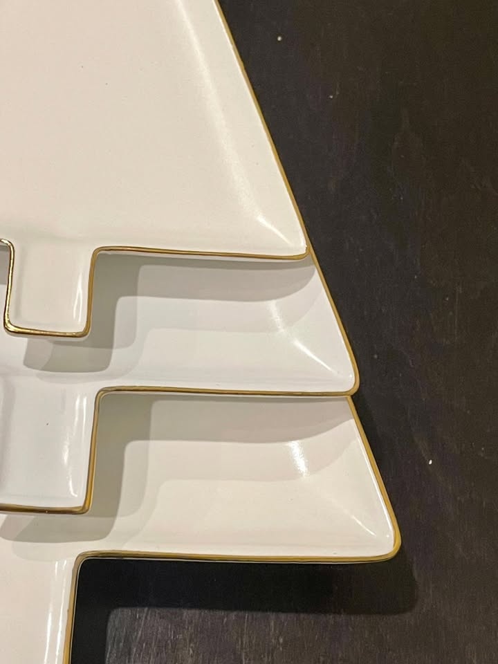 Christmas Dinnerware Set - Modern Holiday Porcelain - photo 2