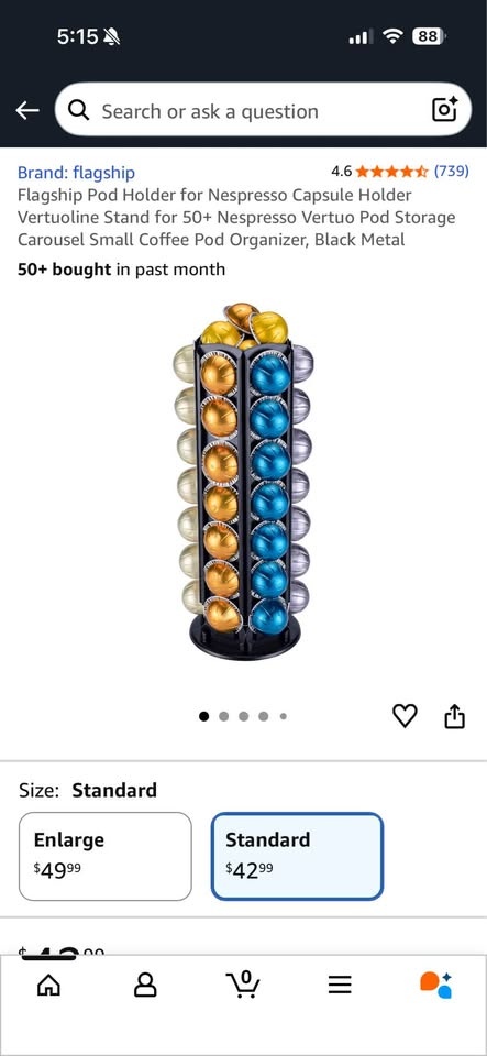 Nespresso Vertuo Pod Stand - photo 2