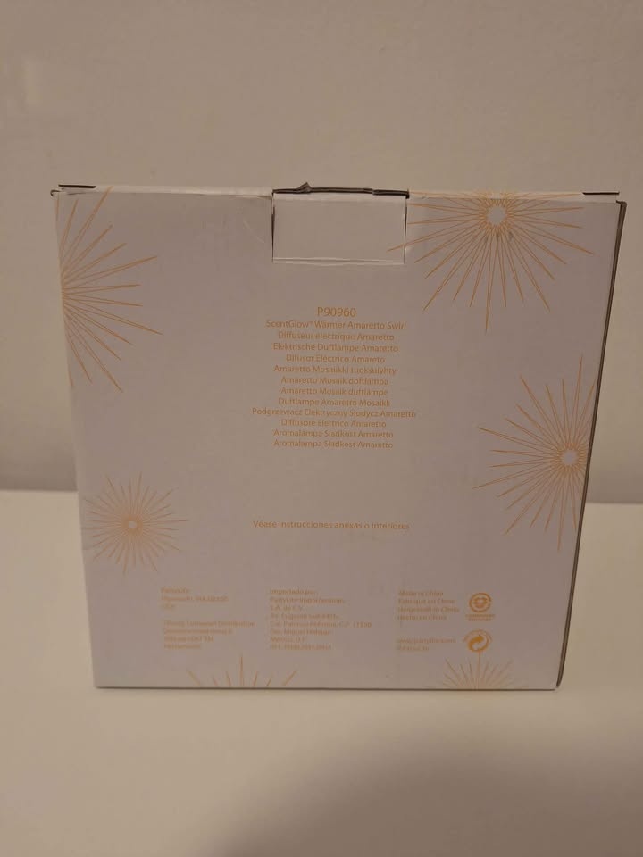 BNIB PartyLite Amaretto Swirl Scent Glow Electric Wax Warmer - photo 3