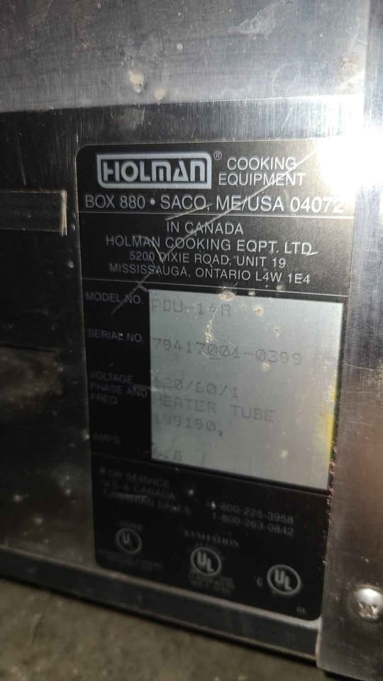 Commercial Food Warmer Holman PDU-14R OBO - photo 2