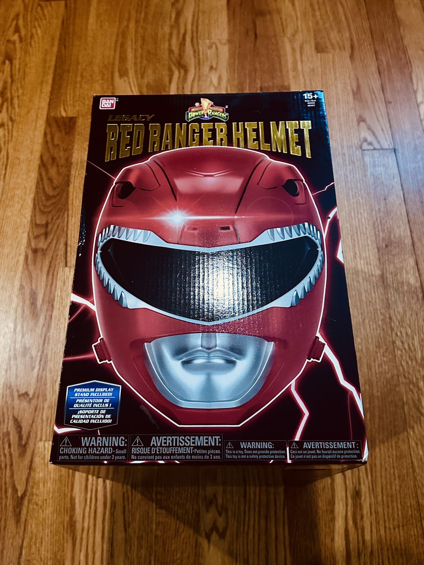 NEW - Legacy Red Ranger Helmet - Mighty Morphin Power Rangers