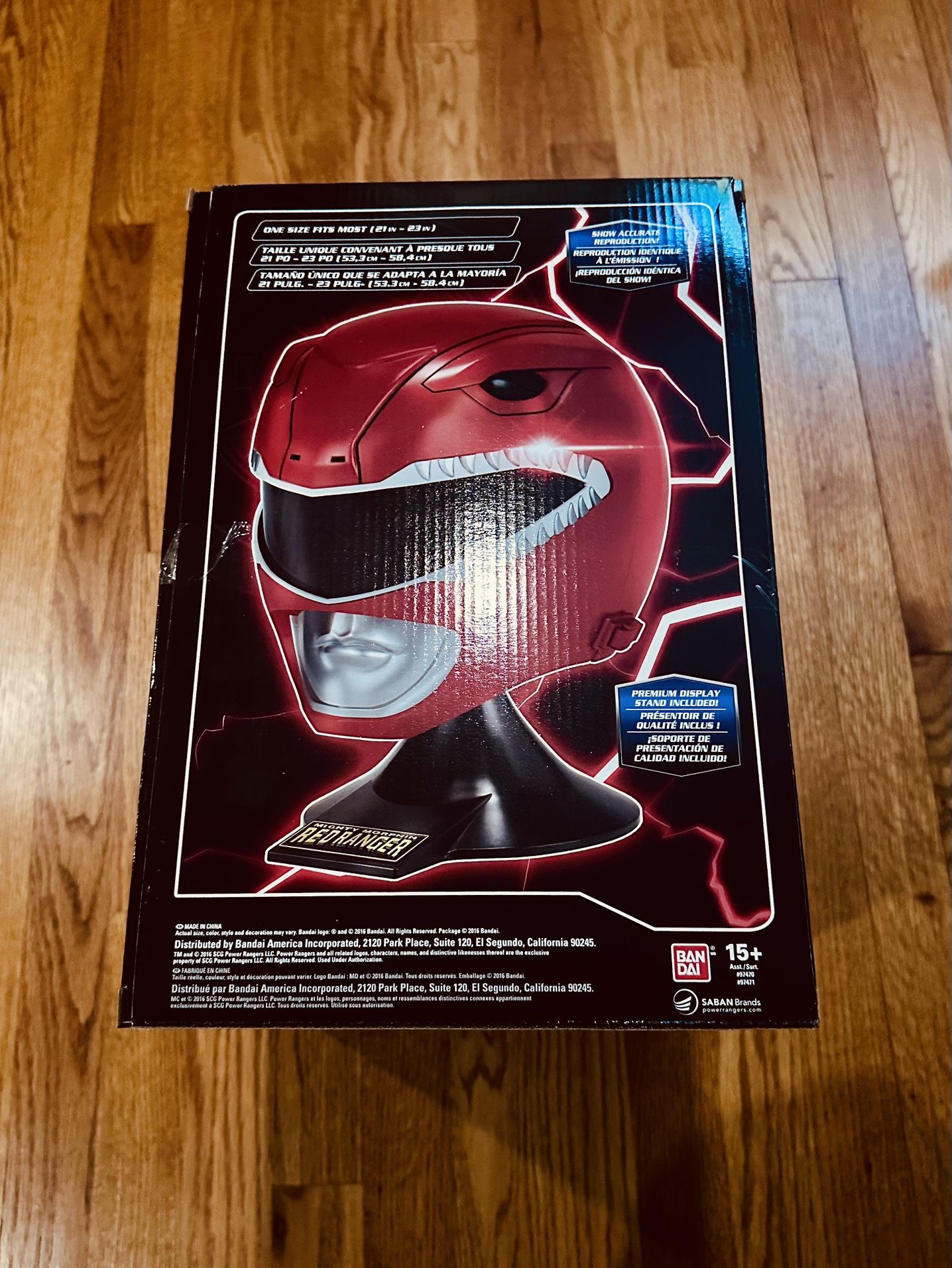 NEW - Legacy Red Ranger Helmet - Mighty Morphin Power Rangers - photo 4