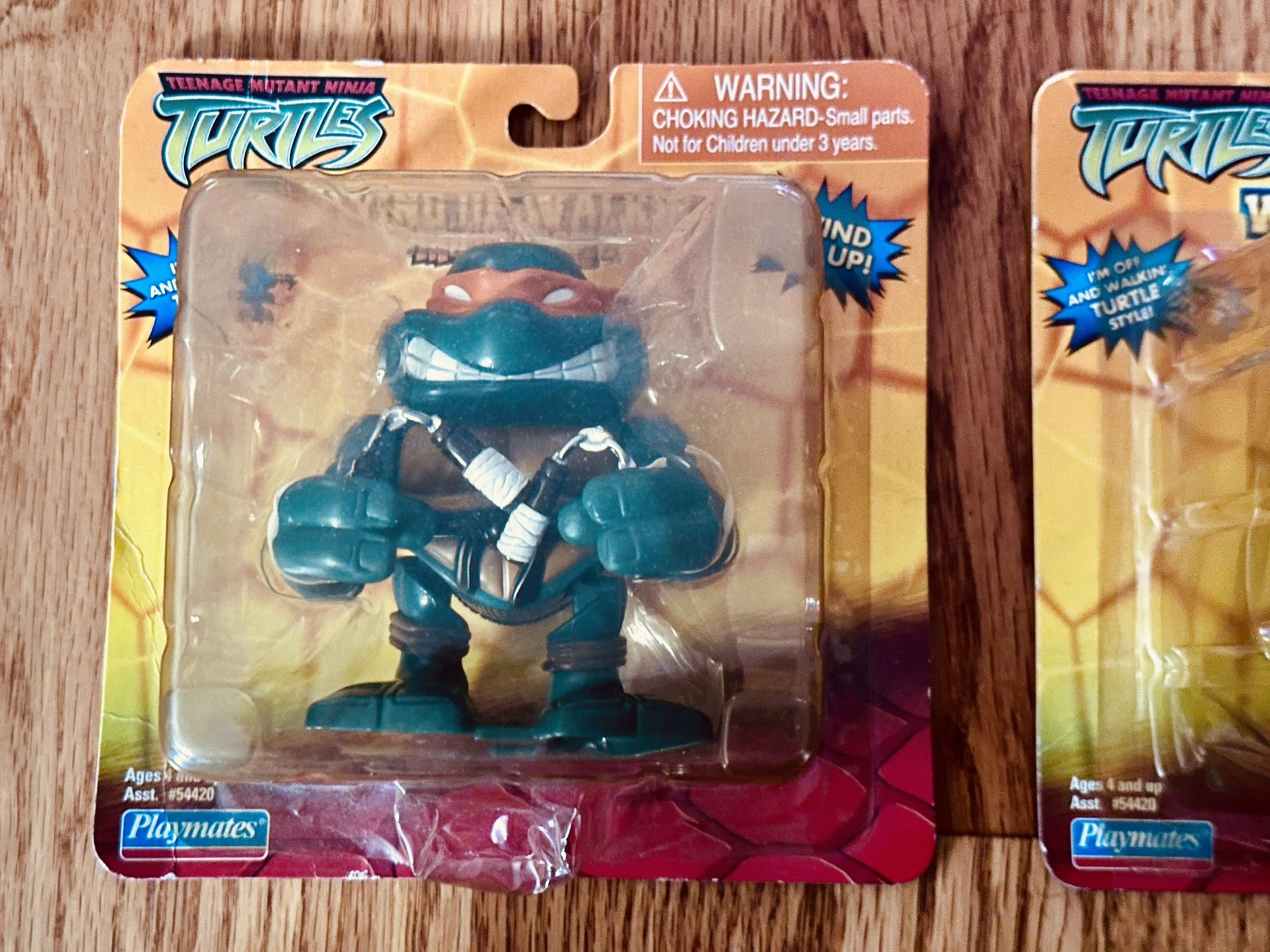 3 x TMNT Wind Up Walkin’ Figures - New/Sealed - photo 4