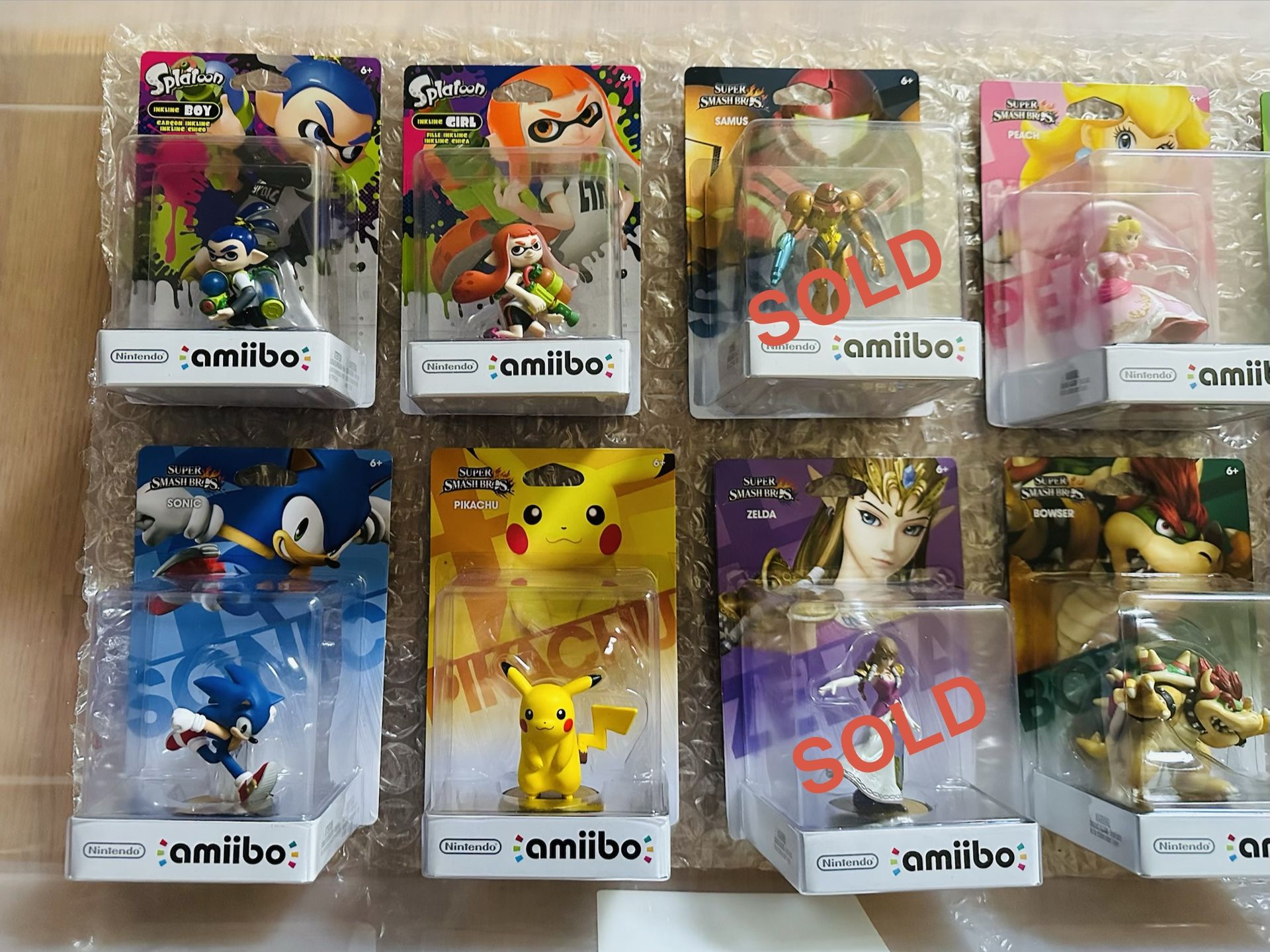 6 Nintendo Amiibo Figures - NEW/Sealed - photo 2