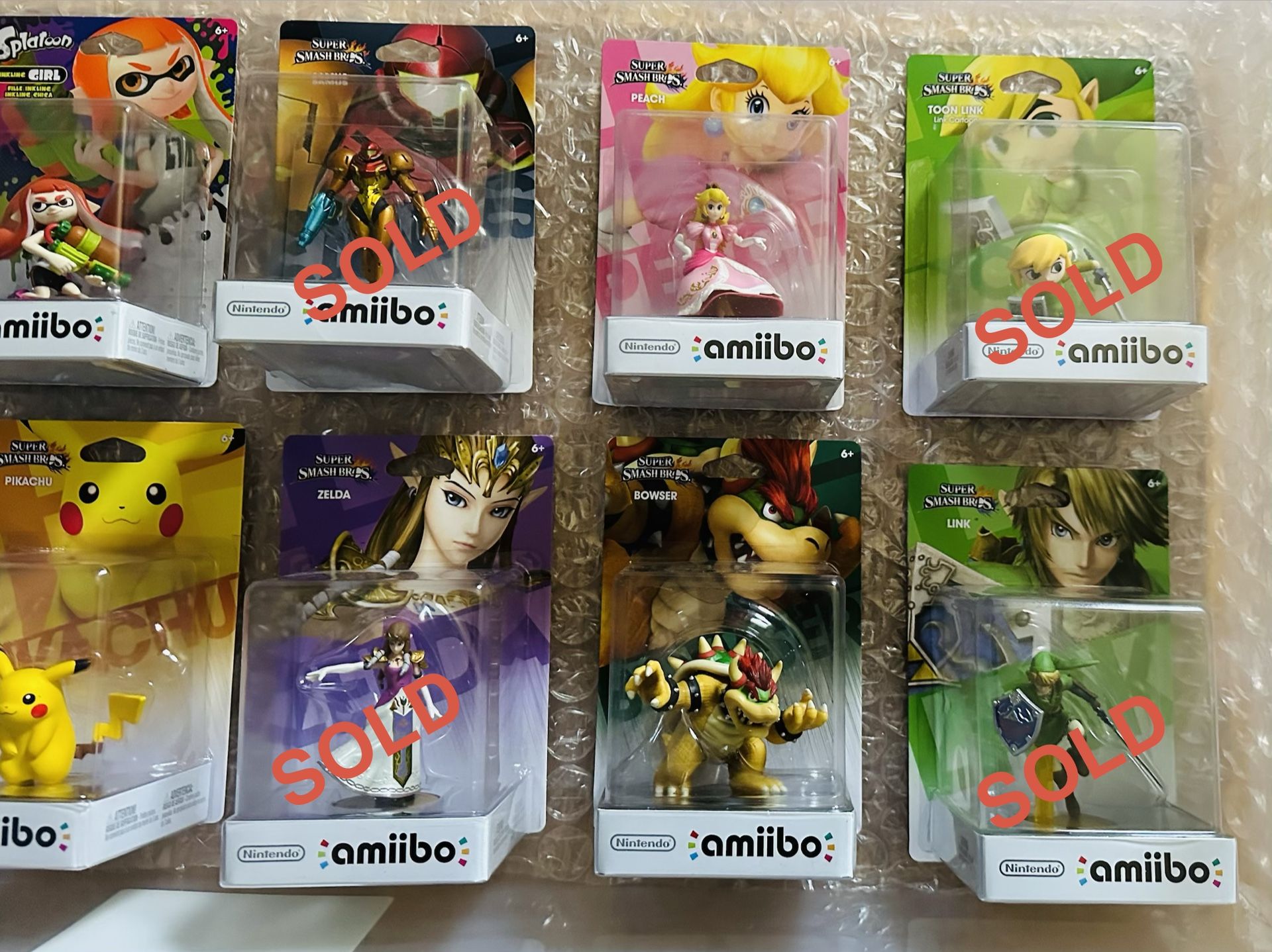 6 Nintendo Amiibo Figures - NEW/Sealed - photo 3