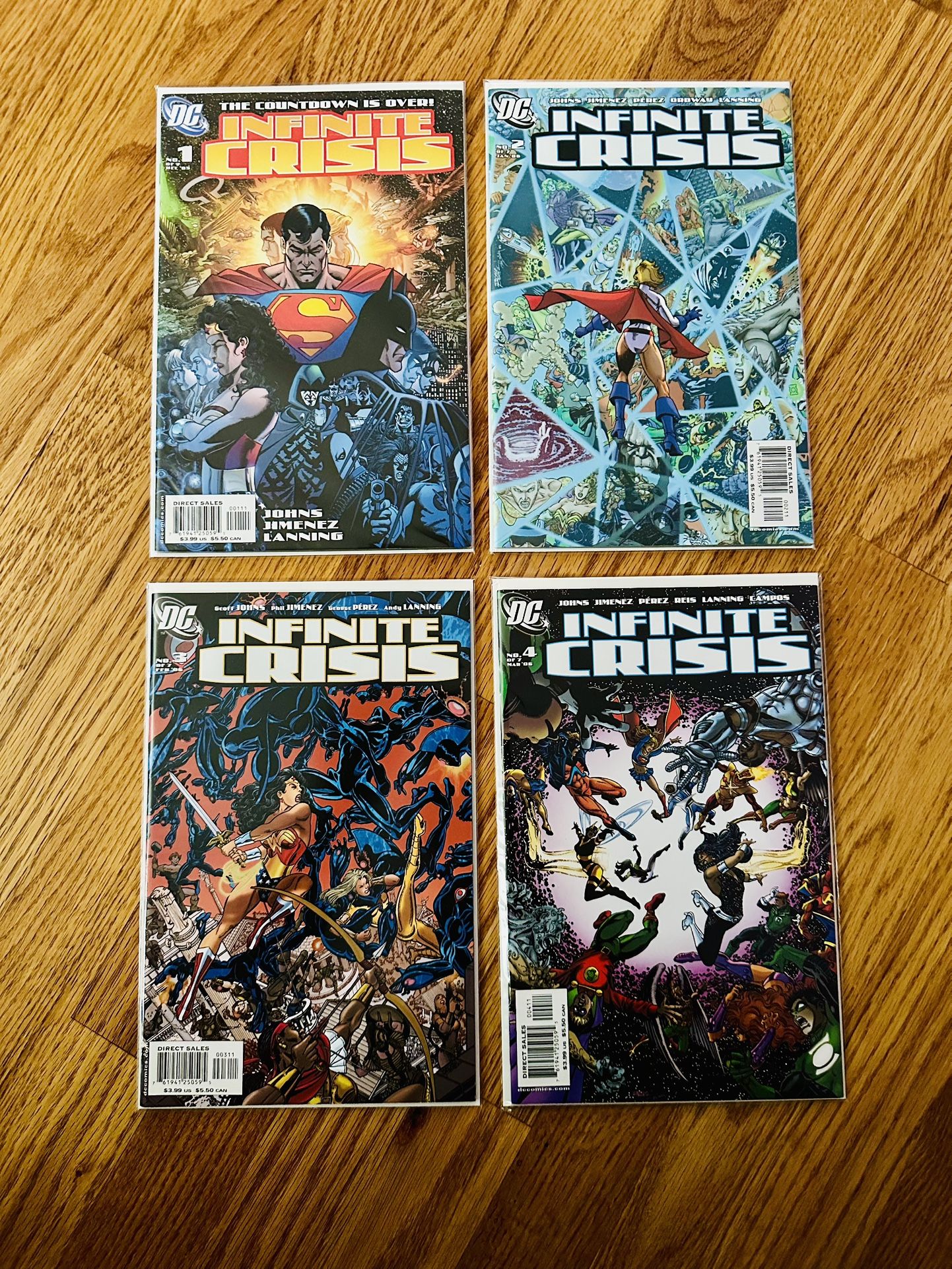 Infinite Crisis Comics - DC Comics - Issues # 1-4 - Mint
