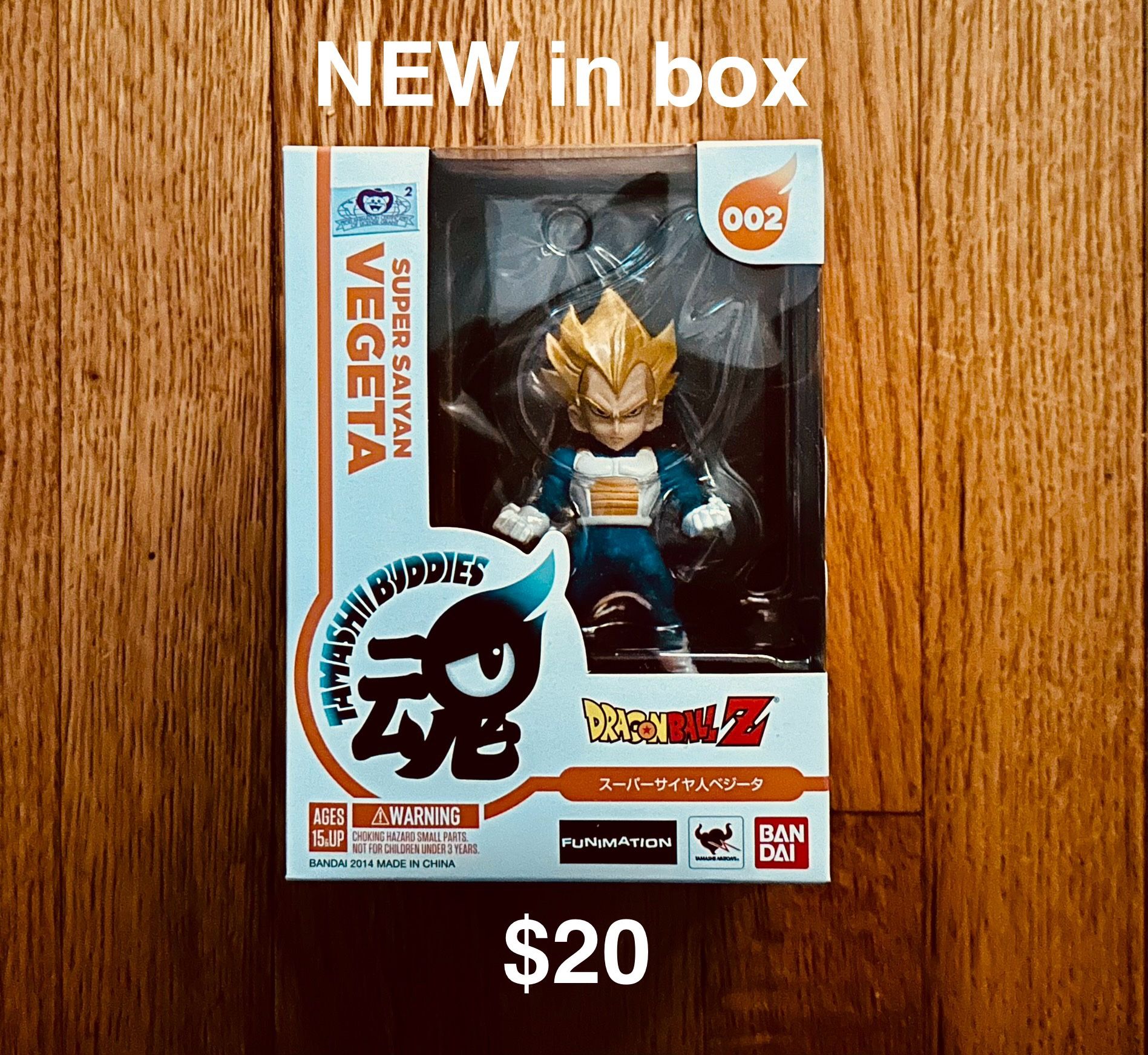 Tamashii Buddies - Dragonball Z - Super Saiyan Vegeta - NEW