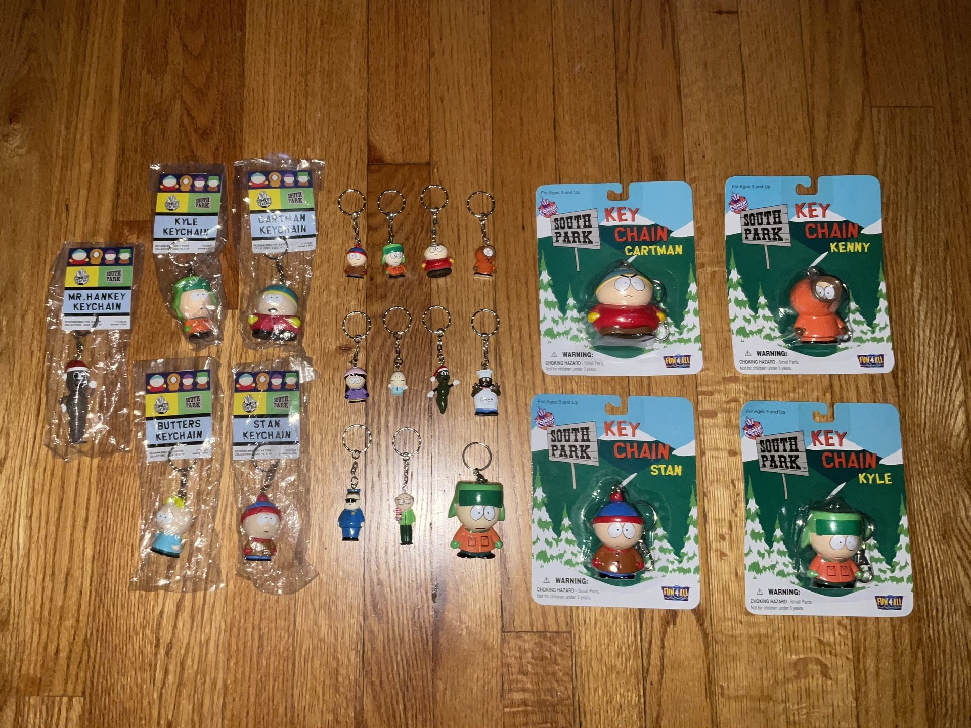South Park - 20 x Keychain Lot - 1998 - Vintage Set - NEW - photo 2