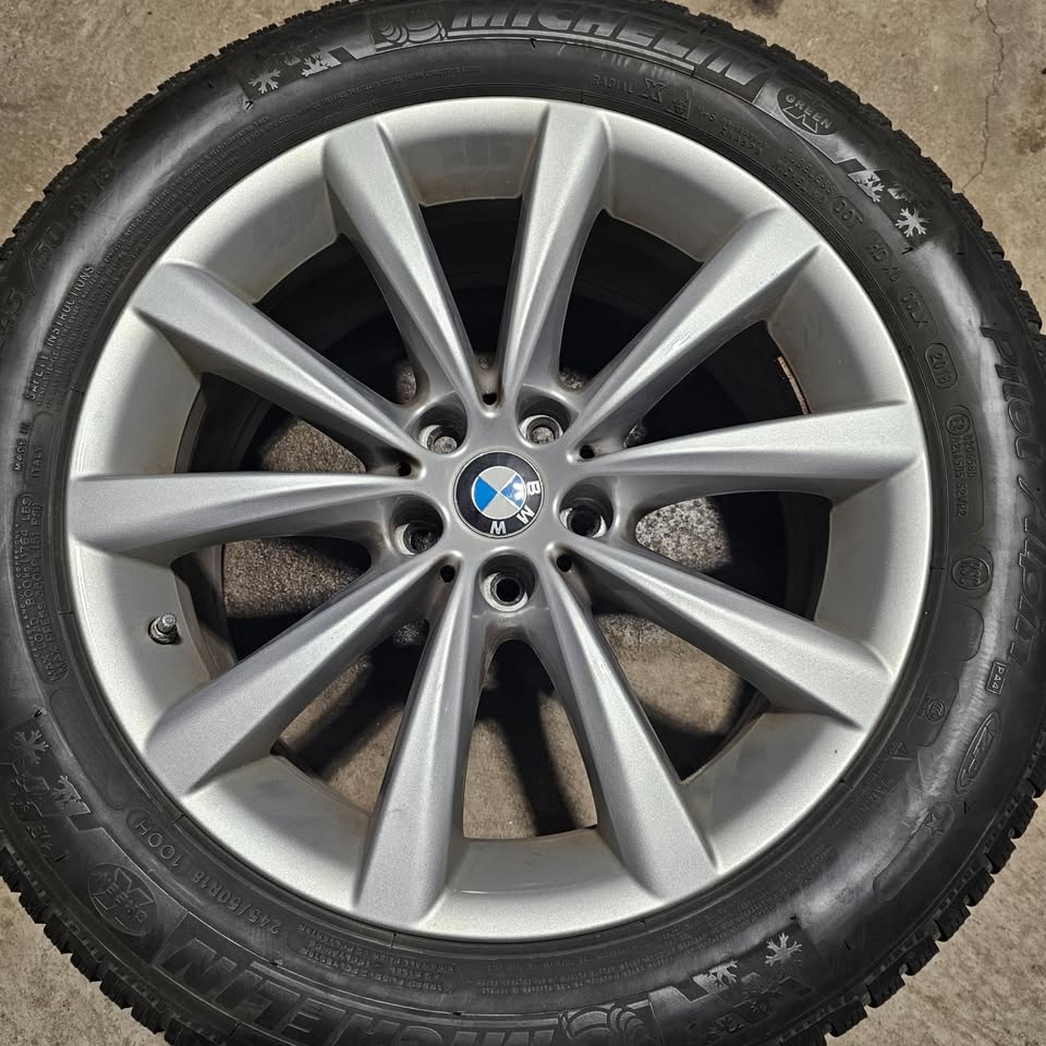 245/50/18 Michelin Winter Tires with BMW OEM Rims 5x112 - photo 4