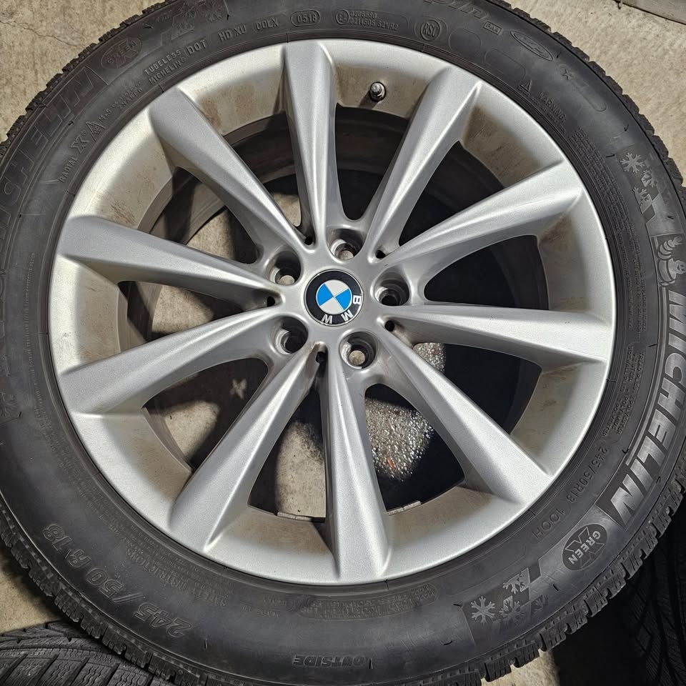 245/50/18 Michelin Winter Tires with BMW OEM Rims 5x112 - photo 5