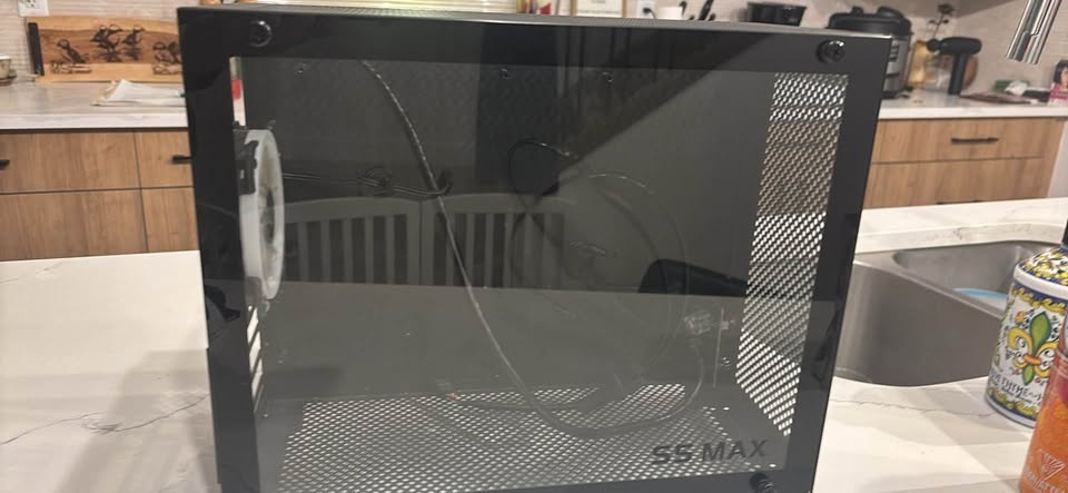 Micro ATX PC Case with Glass Panel - photo 2