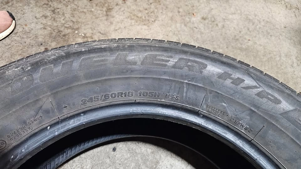 245/60/18 Bridgestone All Season Tires - photo 3