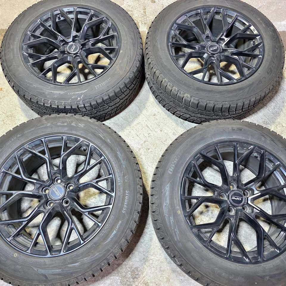 235/60 R18 Toyo Winter Tires with OPE Alloy Rims 5x108