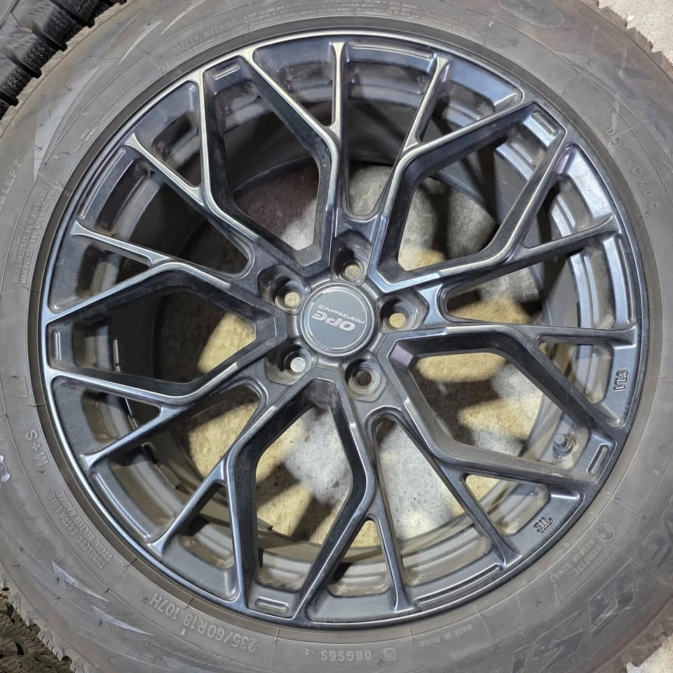 235/60 R18 Toyo Winter Tires with OPE Alloy Rims 5x108 - photo 4