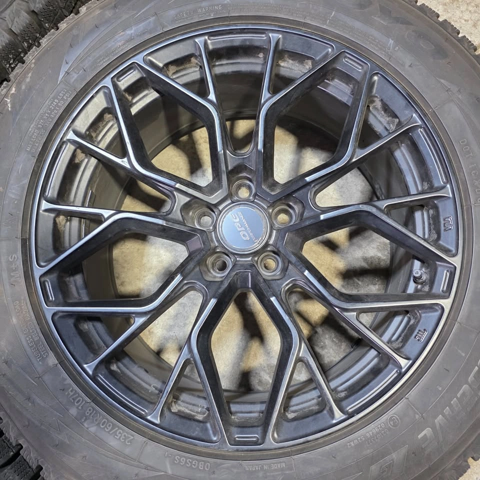 235/60 R18 Toyo Winter Tires with OPE Alloy Rims 5x108 - photo 5