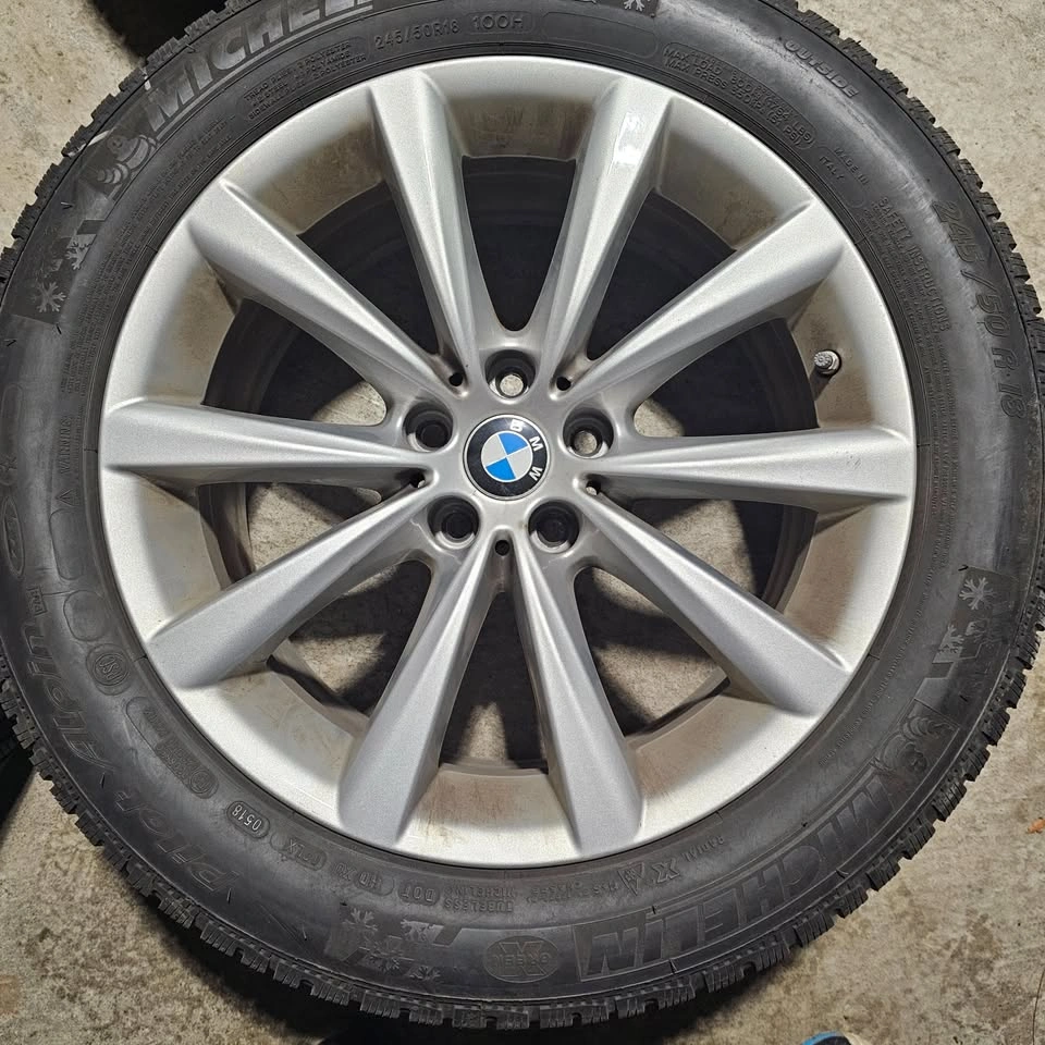 245/50/18 Michelin Winter Tires w/ BMW OEM Rims 5x112 - photo 2