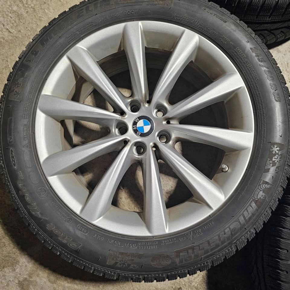 245/50/18 Michelin Winter Tires w/ BMW OEM Rims 5x112 - photo 3