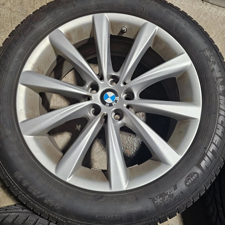 245/50/18 Michelin Winter Tires w/ BMW OEM Rims 5x112 - photo 5