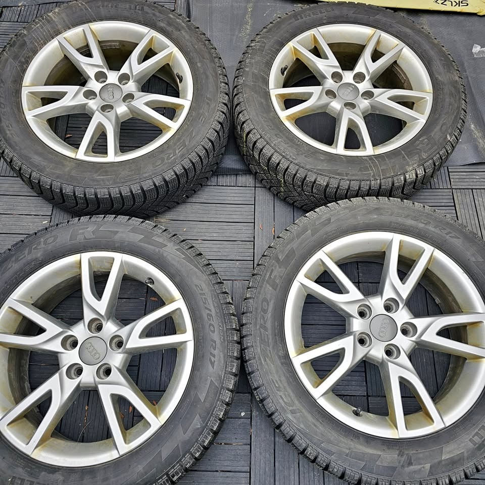 VW Taos 215/60/17 Pirelli Winter Tires w/ Audi OEM Alloy Rims