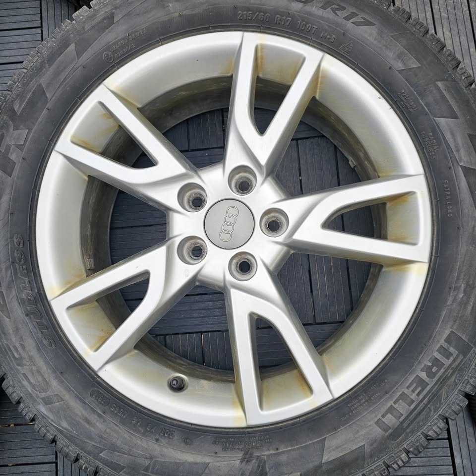 VW Taos 215/60/17 Pirelli Winter Tires w/ Audi OEM Alloy Rims - photo 2