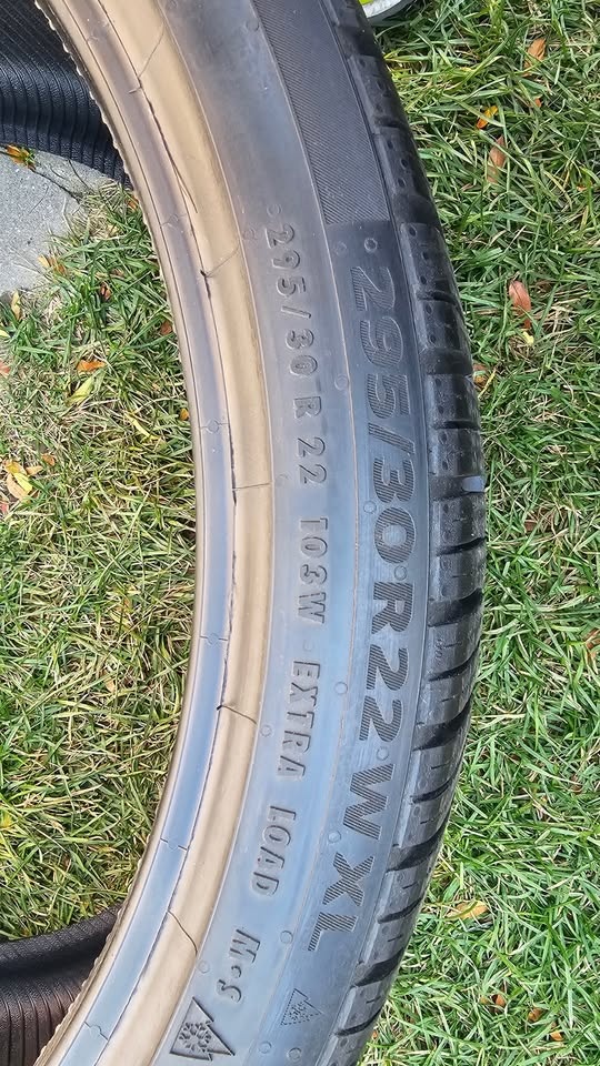 2 Continental Winter Tires 22" 295/30/22 - 90% Tread - photo 4