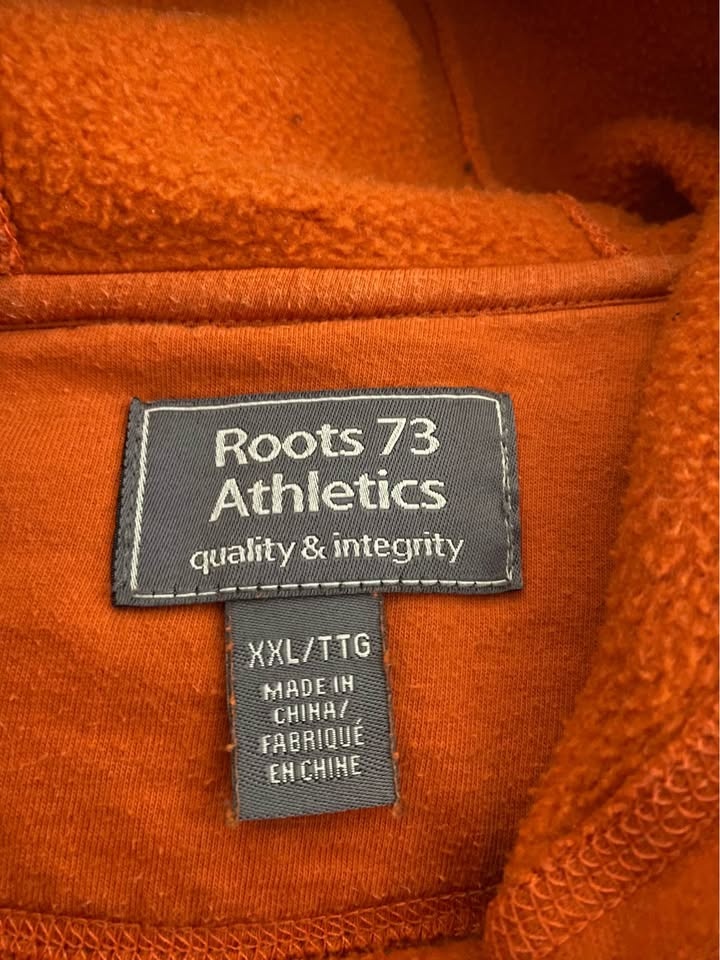 XXL Orange Roots 73 Athletics ROOTS Logo Hoodie - photo 2