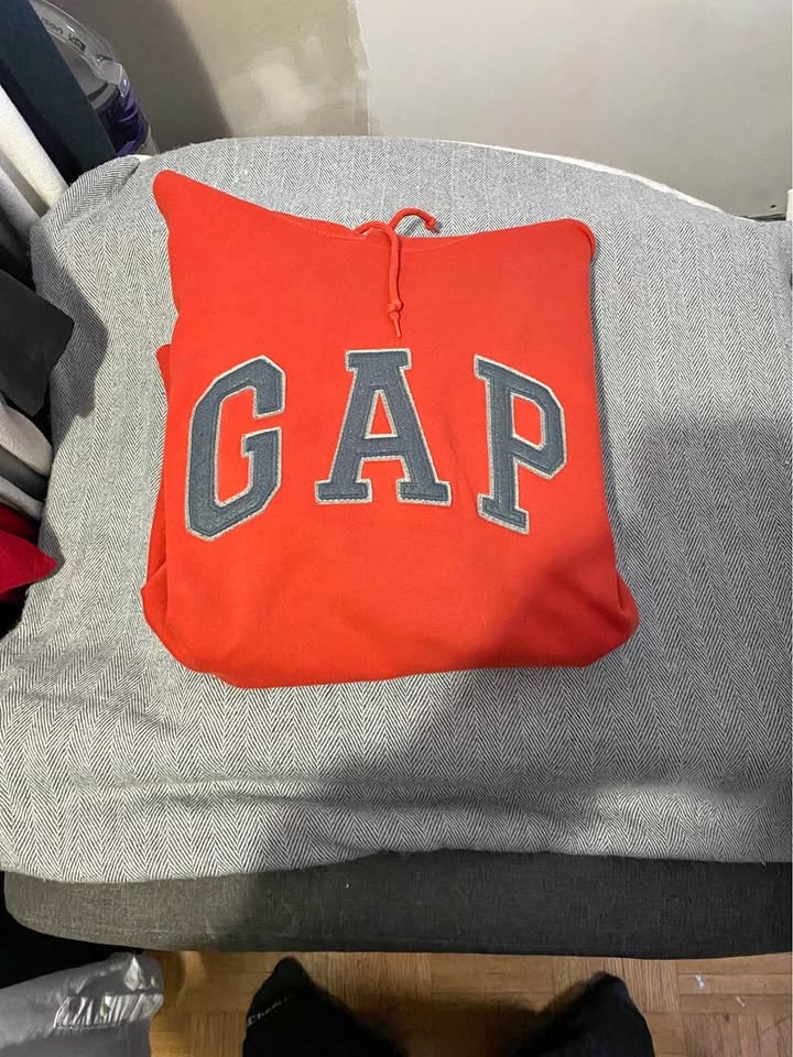 XXL(fits like XL) Orange GAP Logo Hoodie