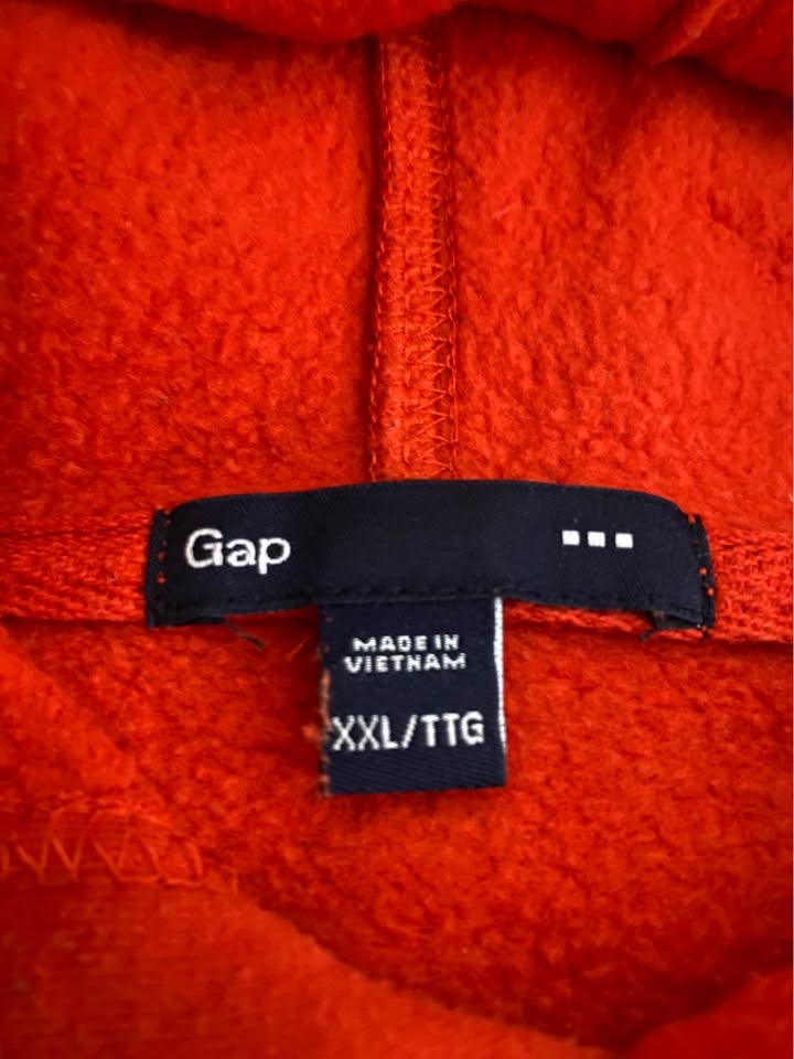 XXL(fits like XL) Orange GAP Logo Hoodie - photo 3