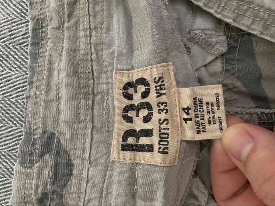Roots 33 yrs. Lightweight Camouflage Cargo Pants - Size 14 - photo 4
