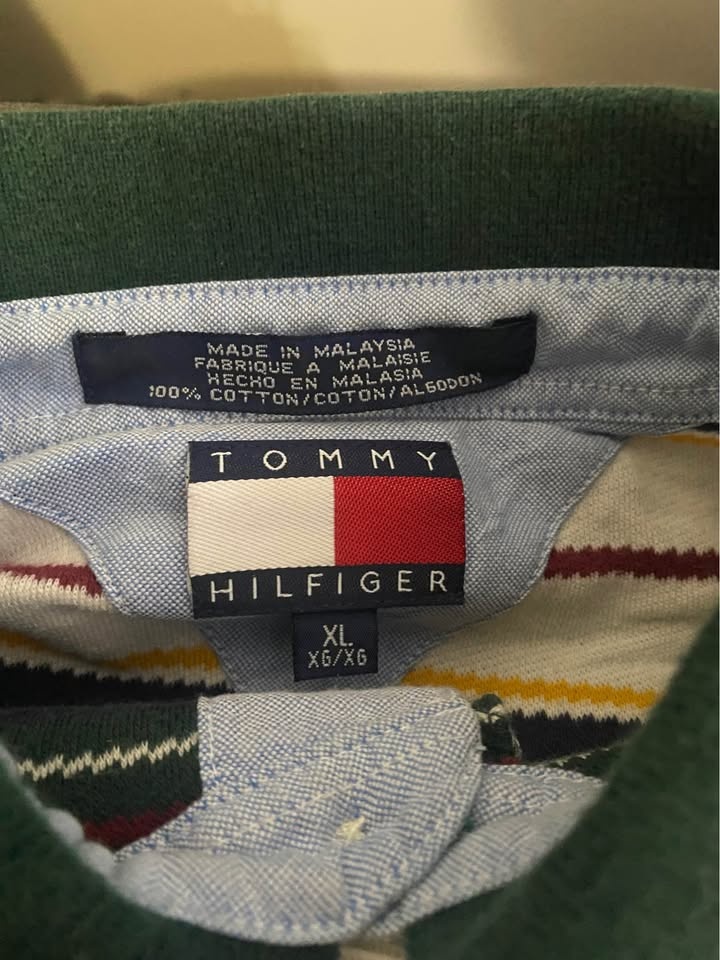 Xl long sleeve Tommy Hilfiger (big flag) polo shirt - photo 2
