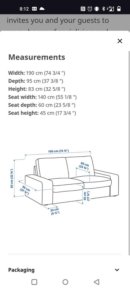 IKEA Kivik Sofa Pickup now - photo 3
