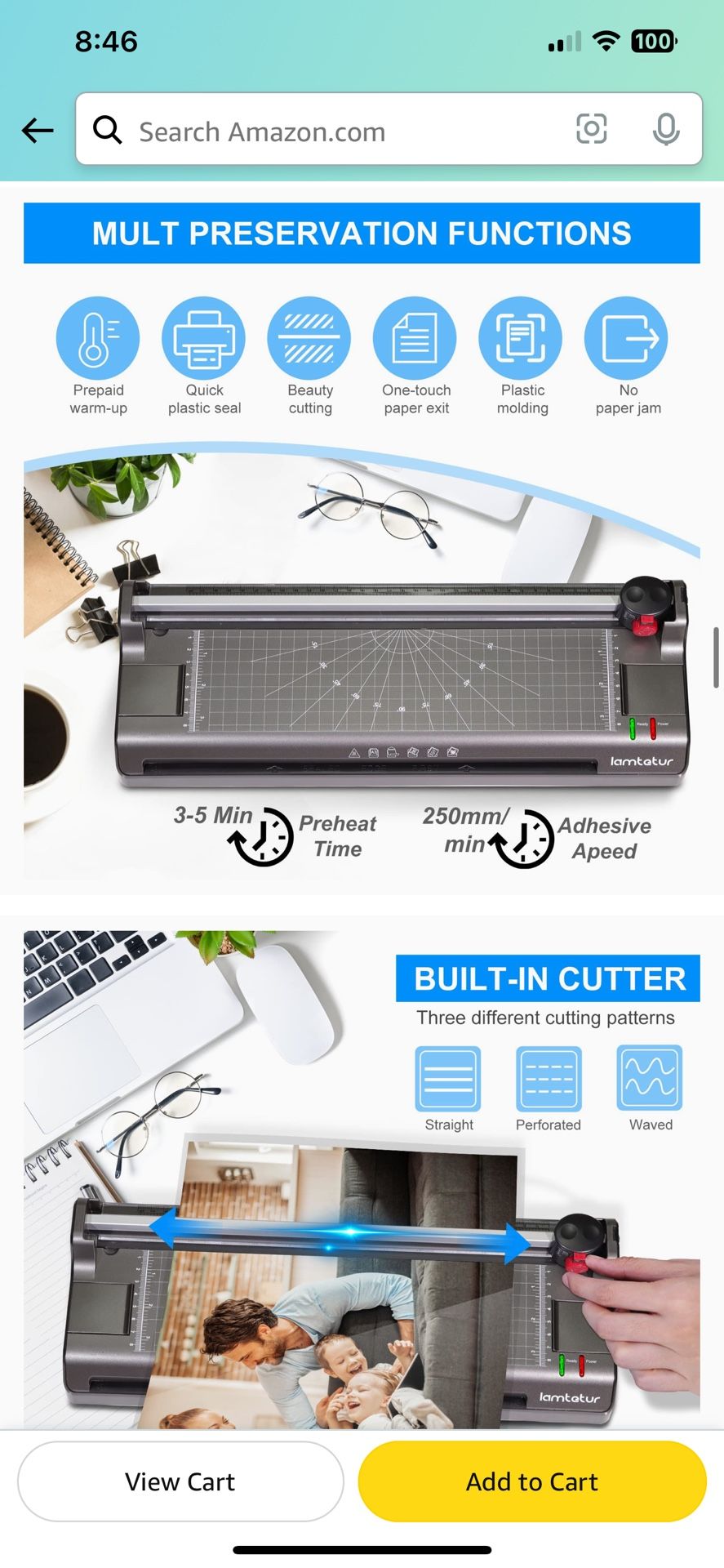 7 In 1 Laminator Brand new Never Used - photo 2