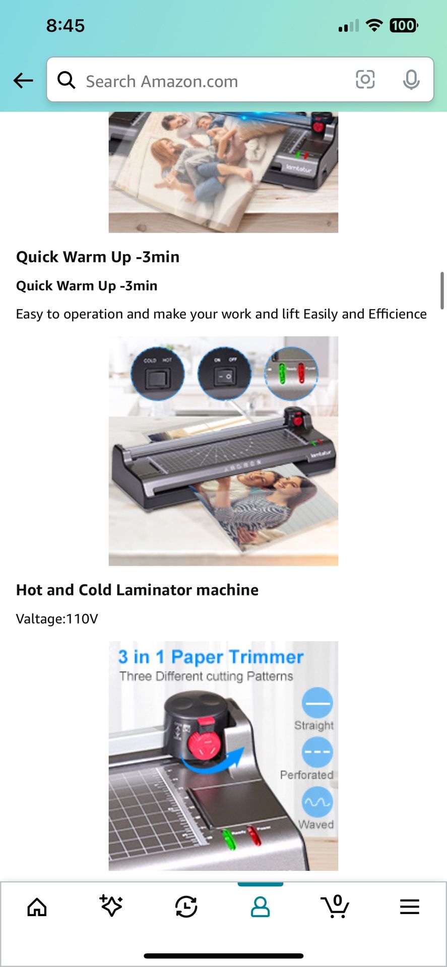 7 In 1 Laminator Brand new Never Used - photo 5