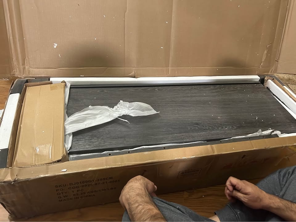80" Farmhouse TV Stand - Grey - photo 4