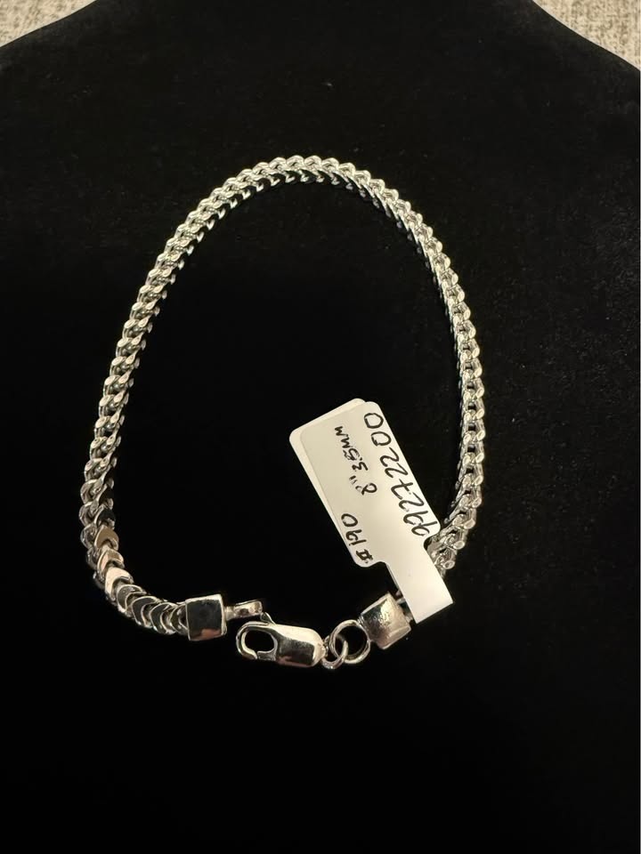 8in 3.5 mm Franco bracelet - photo 2