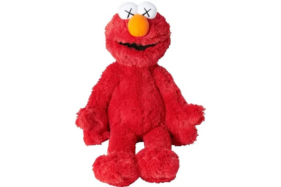 KAWS Sesame Street Uniqlo Elmo Plush Toy
