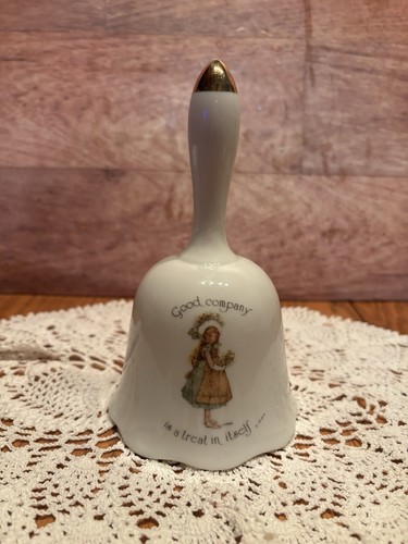 Vintage Holly Hobbie Porcelain Bell