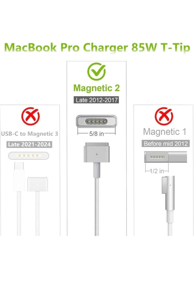 Mac Book Pro Charger 85W T-Tip - photo 4