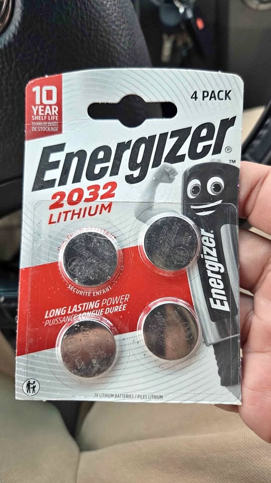 Energizer CR2032 4-Pack Batteries (Exp 2034)