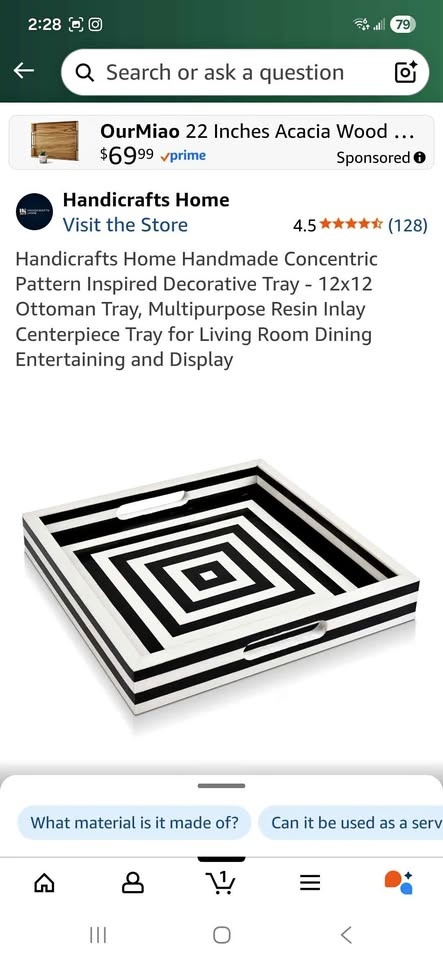 Handmade Decorative Tray