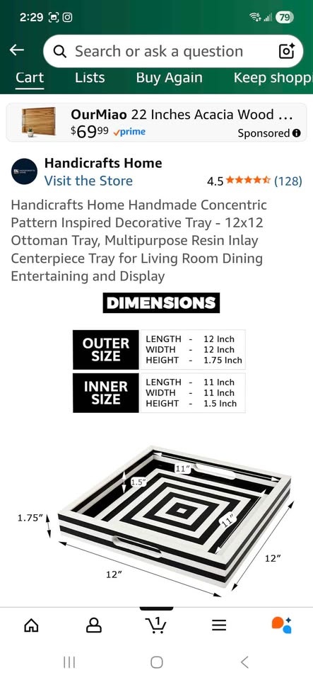 Handmade Decorative Tray - photo 4