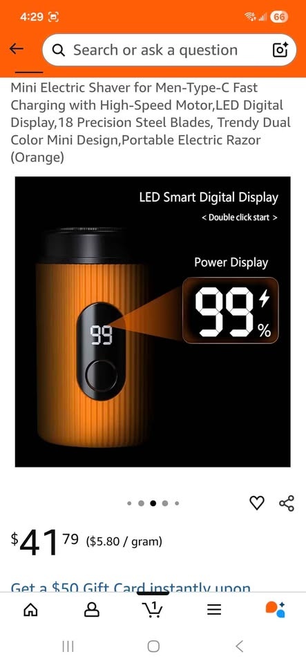 Mini Electric Shaver for Men - photo 2