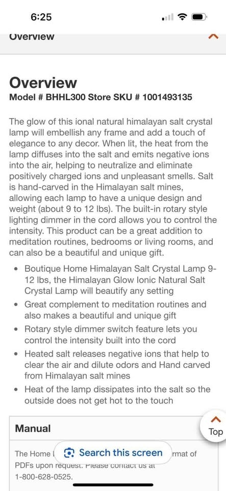 Boutique Home Himalayan Salt Lamp - photo 3