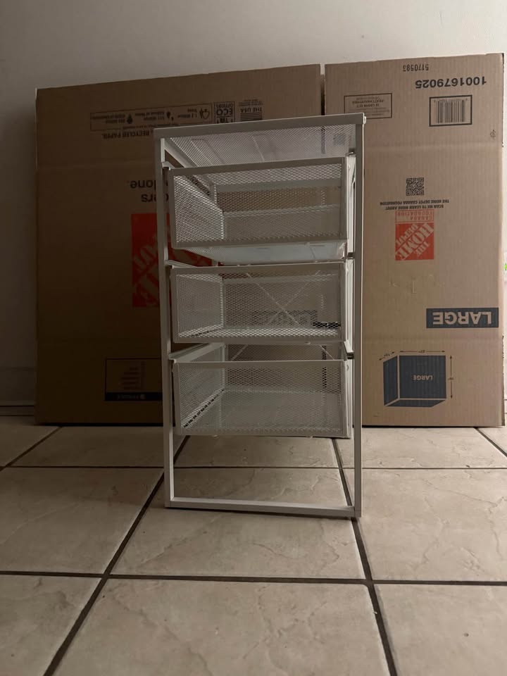 IKEA Lennart 3-Drawer Storage Unit - White - photo 3