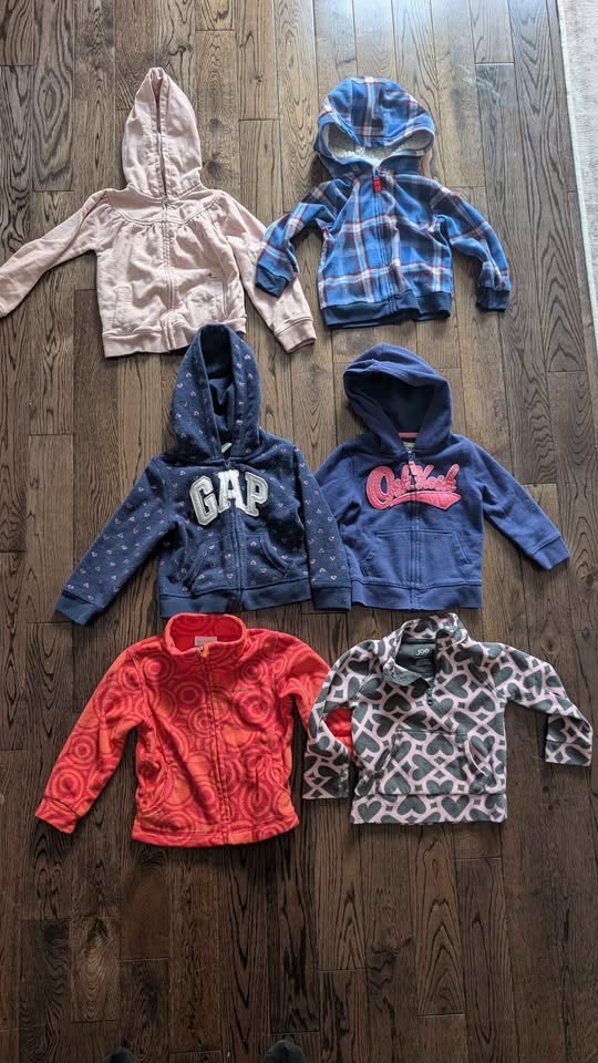 2T Zip Up Hoodies - 6 Piece Bundle